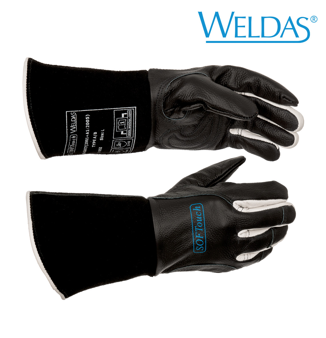 WIG Handschuhe "Softouch" schweißen Arbeitshandschuhe von Weldas Leder 
