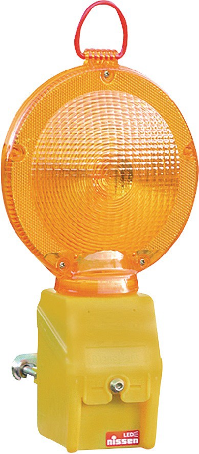 NISSEN 111602-53 Baustellenwarnleuchte MonoLight LED rot Leuchtenkopf drehbar 