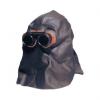 皮革面罩.  皮革面罩有用于仰焊的封闭头部保护，带尼龙搭扣，无立体鼻凸剪裁，无镜片 