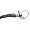 TIG 200 GRIP GD CW U/D HFL.  Gas cooled TIG welding torch with integrated cold wire feed  Wire feeding quantity setting during welding  Duty cycle DC-: 200 A / 35 % 