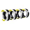 Drive roll set, 37 mm, 4 rollers, U-groove for aluminium.  Drive roll set, U-groove for aluminium  0.8 mm - 2.4 mm 