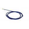Trådspiral, isolerad.  Trådstyrningsspiral för transport av ståltrådar  Färgkod: Blå 