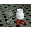 FUPA Ceramic / Glass Cup.  Комплект газовых сопел, состоящий из 1 керамического сопла, 1 стеклянного сопла, 1 запасного диффузора и уплотнительных колец круглого сечения 