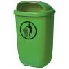 Abfallbehälter H650xB395xT250mm 50l grün SULO. Abfallbehälter H650xB395xT250mm 50l grün SULO