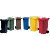 Müllgroßbehälter 120l HDPE braun fahrbar,n.EN 840 SULO. Vuilcontainer 120 l HDPE bruin verrijdbaar, conform EN 840 SULO