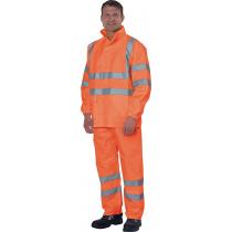 Warnschutzregenhose Gr.L orange PREVENT