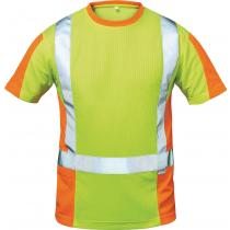 Warnschutz-T-Shirt Utrecht Gr.L gelb/orange FELDTMANN