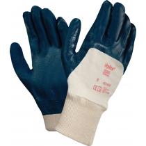 Handschuhe Hylite 47-400 Gr.8 weiß/blau Strickfutter m.3/4 Nitril EN 388 Kat.II