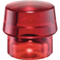 Schonhammerkopf SIMPLEX Kopf-D. 30mm Plastik rot hart HALDER