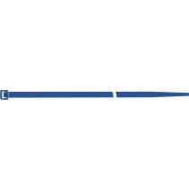 Kabelbinder L.280mm B.4,5mm PA blau,RAL 5002 n.UV-beständig 100St./Btl.