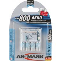 Akkuzelle maxE 1,2 V 800 mAh R03-AAA-Micro HR03 4 4St./Blister ANSMANN