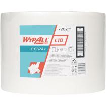 Putztuch WYPALL L10 EXTRA 7202 L380xB235ca.mm weiß 1-lagig,perforiert