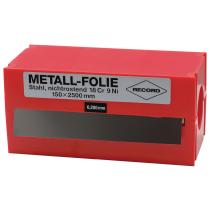 Metallfolie D.0,025mm VA 1.4301 L.2500mm B.150mm