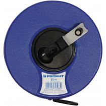 Kapselbandmaß L.20m Band-B.13mm A mm/cm EG III ABS gelb Nylon-Fiber PROMAT