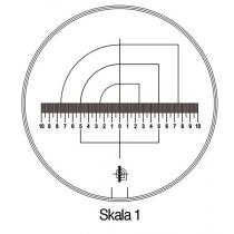 Messskala Tech-Line Skala-D.25/2,5mm Duo-Skala 1-Standard SCHWEIZER