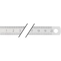 Stahlmaßstab L.200mm STA biegsam Teilung B =mm/1/2mm PROMAT