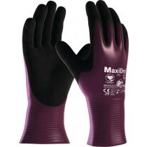 Handschuhe MaxiDry® 56-426 Gr.7 lila/schwarz Nyl.m.Nitril/Nitril EN 388 Kat.III