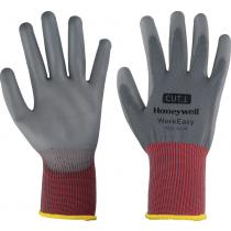 Handschuh Workeasy 13G GY PU 1 Gr.9 grau/rot EN 388 PSA II HONEYWELL