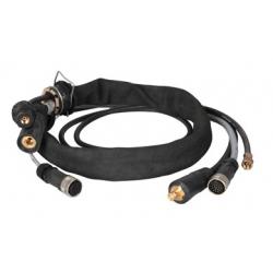 MIG G 19POL 70qmm 450A/60% 1m.  Intermediate hose package, gas cooled, 19-pole  Cross-section: 70 mm² 