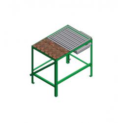 TWT 600x600x800mm.  Stable profile steel construction  