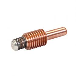 CopperPlus.  Die zum Patent angemeldete CopperPlus-Elektrode bietet eine mindestens 2 Mal längere Standzeit der Verschleißteile im Vergleich zu Standard-Hypertherm-Verschleißteilen 