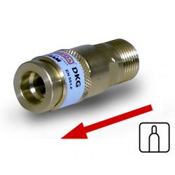 DKG G1/4RH.  软管接口用于加装在耗电器或软管装配 