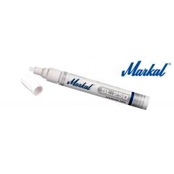 Markal SL.250.  Paint marker for stainless steel and other alloy metals where corrosion resistance is important 