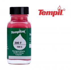 TEMPILAQ 149° C / 300 F.  Easy to apply liquid for measuring surface temperature 
