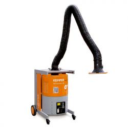 MaxiFil 2 m.  Mobile filter unit for medium quantities of fumes/dust and chrome-nickel steels 