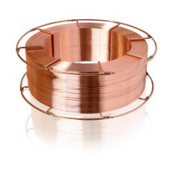 SMA S3Si Spule/25 kg 2,0 mm.  Submerged arc welding wire for welding unalloyed and low-alloy construction steels  Copper-plated, layer wound 
