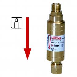 DG91UA G1/4 RH.  Safety system for applications with high flow rates 