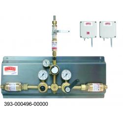 Stationäre Gasversorgungsanlage, automatische Umschaltung Acetylen.  Gasversorgungsanlagen für Acetylen automatischer Umschaltung  