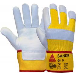 Sande Gr. 9.  Univerzální pracovní rukavice s vysokým komfortem nošení pro vnitřní a venkovní oblasti  9 - 11 