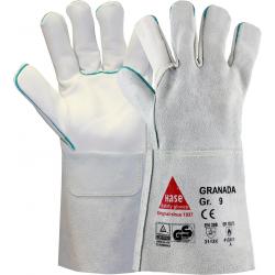 Granada-long 10.  轻巧的 MIG/MAG 气保焊焊工手套有由耐用的牛二层皮制成的手套套口  10 - 12 