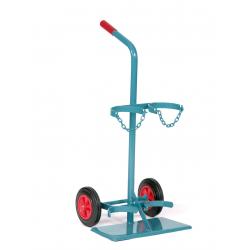 F 721, 2 x 10 l.  Highly manoeuvrable cart for 2 small steel cylinders 