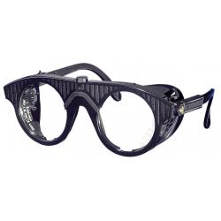Nylonbrille.  Nylon bril, zwart 