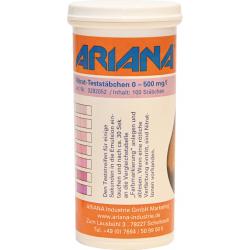 Messstäbchen TRGS 611 Nitrat-Gehalt 0-500 mg/l 100 St.Dose ARIANA.  . 