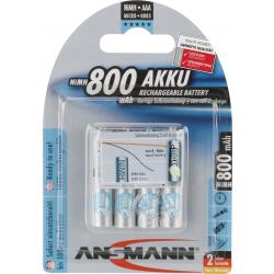 Akkuzelle maxE 1,2 V 800 mAh R03-AAA-Micro HR03 4 4St./Blister ANSMANN. Akkuzelle maxE 1,2 V 800 mAh R03-AAA-Micro HR03 4 4St./Blister ANSMANN . 