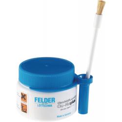 FELDER Cu-Roplus® 100 g Fittingslötfett.  Fondente pastoso per la brasatura dolce di tubi in rame nell'installazione di acqua potabile e riscaldamento, secondo foglio di lavoro DVGW GW7 