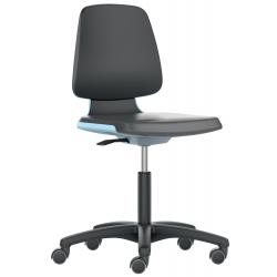 Arbeitsdrehstuhl Labsit Rl.Sitzschale blau Integralschaum schwarz 450-650mm. Arbeitsdrehstuhl Labsit Rl.Sitzschale blau Integralschaum schwarz 450-650mm . 
