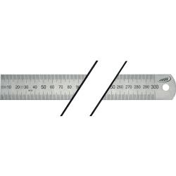 Stahlmaßstab L.500mm STA biegsam Teilung A =mm/mm H.PREISSER.  . 