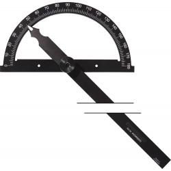 Winkelmesser Gradbogen-D.80mm Schenkel-L.120mm PROMAT. Winkelmesser Gradbogen-D.80mm Schenkel-L.120mm PROMAT