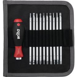 Screwdriver sets with interchangeable blades