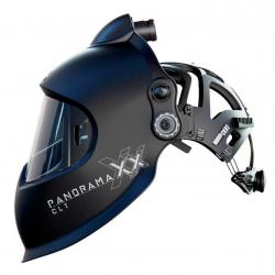 panoramaxx clt IsoFit® black.  Vollautomatischer Schweißhelm mit Crystal Lens Technology 2.0, vorbereitet für Frischluftsystem  Schutzstufe: 4 - 12 