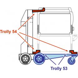 ON TG.03/04 MS TR.20/21.  Montageset zur Befestigung auf Transportwagen 