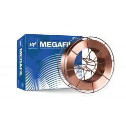 FCW MEGAFIL 825 R 16kg 1.2mm.  Nawój precyzyjny, metaliczna powierzchnia drutu  Mała ilość rozprysków dzięki dużej chemicznej czystości  Ø drutu: 1.2 mm 